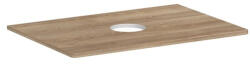 Hansgrohe Xelu Q Középre fúrt 780/550-es laminált pultlap Xuniva mosdóhoz csapfurat nélkül, tölgy 54113230 (54113230)