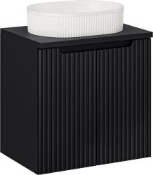 Comad Készlet szekrény Comad Nova Black NOVA BLACK D2 82-60-2D, mosdótál Comad Beyond 5 BEYOND 5 WHITE ( E-6564 ), NOVA BLACK B 89-60