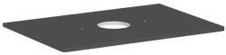 Hansgrohe Xelu Q Középre fúrt 780/550-es laminált pultlap Xuniva mosdóhoz csapfurat nélkül, matt szürke gyémánt 54113910 (54113910)