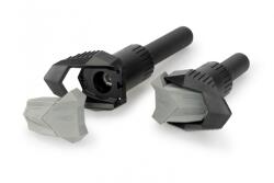 Puig Frame sliders PUIG R19 22011N black with grey rubber részére KAWASAKI Z 500 / SE 2024-2026