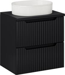 Comad Készlet szekrény Comad Nova Black NOVA BLACK D2 82-60-2S, mosdótál Comad Beyond 5 BEYOND 5 WHITE ( E-6564 ), NOVA BLACK B 89-60