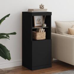 vidaXL fekete tálalószekrény LED-világítással 41 x 37 x 100 cm (836687) - vidaxl