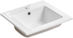 Comad mosdótál 42x42 cm négyzet beépíthető fehér fényes UM-CFP 9048B/8023 (UMCFP9048B/8023)