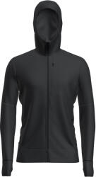 icebreaker M Mer 260 Quantum IV LS Zip Hoodie férfi funkcionális pulóver XL / fekete