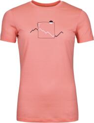 Ortovox 150 Cool Peak Focus Ts Women's női póló L / piros