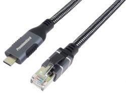  Cablu de retea USB 3.1 type C la RJ45 LAN Cat. 6 FTP T-T 3m, ku31net3 (KU31NET3)