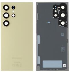 Samsung GH82-33349B Gyári Samsung Galaxy S24 Ultra Titán Sárga színű akkufedél hátlap, burkolati elem, kamera lencse (Titanium Yellow) (GH82-33349B)