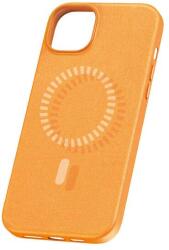 Baseus P60157305713-00 Baseus Fauxther Apple iPhone 15 ütésálló tok, MagSafe, narancssárga (P60157305713-00)