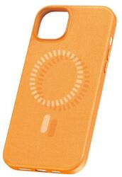 Baseus P60157305713-02 Baseus Fauxther Apple iPhone 15 Plus ütésálló tok, MagSafe, narancssárga (P60157305713-02)