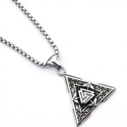 HARAHU Ethnic Triangle nyakék - Ezüst KP34590