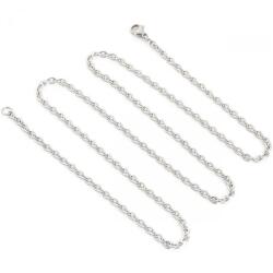 HARAHU TA-34572 nyaklánc - Ezüst/65cm/3mm KP34572