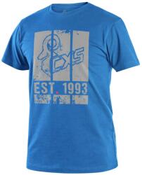 CXS Tricou cu imprimeu pentru bărbați CXS WILDER - Albastru azur | 3XL (1610-331-416-97)