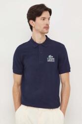 Lacoste poló sötétkék, férfi, nyomott mintás - sötétkék S