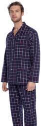 GUASCH PASQUAL férfi flanel pizsama 3XL Sötét kék / Navy