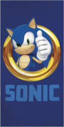 Sega Sonic a sündisznó fürdőlepedő, strandtörölköző 70x140 cm Nr 01