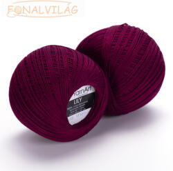 YARNART LILY Horgoló cérna - Bordó