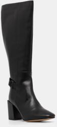 Barbour bőr csizma Saskia fekete, női, magassarkú, LFO0734BK31 - fekete Női 40