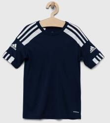 Adidas gyerek póló sötétkék, nyomott mintás - sötétkék 176 - answear - 7 190 Ft