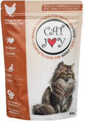 Cat Vital JOY CAT JOY, Pui și Ficat, plic hrană umedă pisici, (în sos), 85g