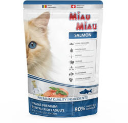 MIAU MIAU MIAU MIAU, Somon, hrană uscată pisici, 800g