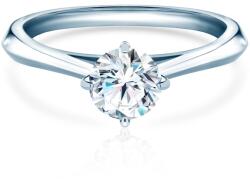 SAVICKI Inel de logodnă The Light: aur alb, diamant cultivat în laborator - savicki - 7 934,00 RON
