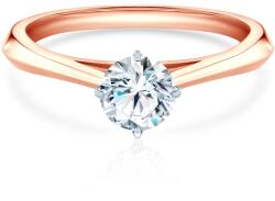 SAVICKI Inel de logodnă The Light: aur bicolor, diamant cultivat în laborator - savicki - 6 474,00 RON