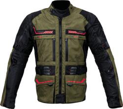 Sixgear Geacă Moto din Textil SIXGEAR MUDLAND · Negru / Verde-Olive