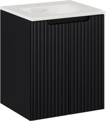Comad Set dulap Comad Nova Black NOVA BLACK D2 82-50-2D, lavoar Comad Sky 3 SKY 3 50CM DP (E-8099-3-50) (SETNOBSKY350CMD)