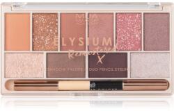 MUA Makeup Academy Elysium Remastered Paleta ochi umbre cu 10 nuante duo 17 g