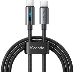 Mcdodo CA-5740 USB-C USB-C kábel, 100W 1.2m (fekete) (CA-5740) - scom