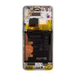 Honor Magic5 Pro gyári LCD kijelző kerettel, zöld (Service Pack) (H0235AFDK)