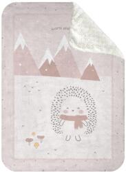 KikkaBoo Бебешко одеяло с шерпа KikkaBoo - Hedge-hugs, 80 x 110 cm (31103020145) - ozone
