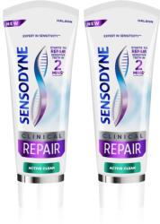 Sensodyne Clinical Repair Active Clean pastă de dinți 2x75 ml