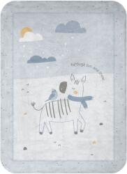 KikkaBoo Супер меко бебешко одеяло KikkaBoo - Stripy Friends, 110 x 140 cm (31103020150) - ozone