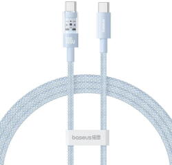 Baseus Gem, Fast Charging Data Cable pt. smartphone, USB Type-C la USB Type-C 100W, 2m, albastru (P10373000311-01) - pcone