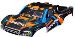 Traxxas каросерия Slash 4X4 оранжево-синя (безщипкова)
