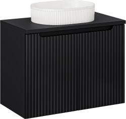 Comad Készlet szekrény Comad Nova Black NOVA BLACK D2 82-80-2D, mosdótál Comad Beyond 5 BEYOND 5 WHITE ( E-6564 ), NOVA BLACK B 89-80