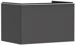 Hansgrohe Xelu Q Konzolos mosdószekrény 780/550 1 fiókkal, matt szürke gyémánt / matt fehér 54055700 (54055700)