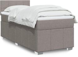 vidaXL tópszínű szövet rugós ágy matraccal 80 x 200 cm (3289199)
