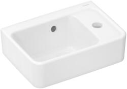 Hansgrohe Xanuia Q jobbos kerámia kézmosó 36x25 cm csapfurattal és túlfolyóval, fehér 60129450 (60129450)