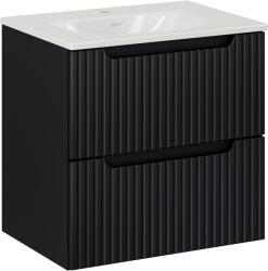 Comad Készlet szekrény Comad Nova Black NOVA BLACK D2 82-60-2S, mosdótál Comad SKY 3 SKY 3 60CM DP (E-8099-3-60)