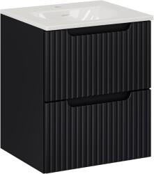 Comad Készlet szekrény Comad Nova Black NOVA BLACK D2 82-50-2S, mosdótál Comad SKY 3 SKY 3 50CM DP (E-8099-3-50)