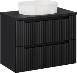 Comad Készlet szekrény Comad Nova Black NOVA BLACK D2 82-80-2S, mosdótál Comad Beyond 5 BEYOND 5 WHITE ( E-6564 ), NOVA BLACK B 89-80