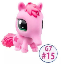 Littlest Pet Shop : Játékfigura #15 - Pink lovacska (885561005219-15)