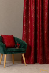  Karácsonyi ágak dekor függöny - Rubin