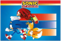 Sega Sonic a sündisznó műanyag asztalterítő 120x180 cm Nr1