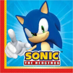 Sega Sonic a sündisznó szalvéta 20 DARABOS, 33x33 cm FSC Nr1