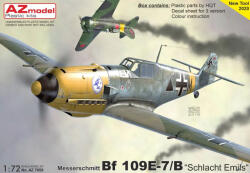 AZmodel Bf 109E-7 „Schlacht Emils 1: 72 (7659)