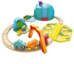  Set trenulet dinozauri cu galeata HAPE Trenulet