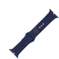 FIXED Szilikon szíj Apple Watch 38/40/41 mm, Kék (FIXSST-436-BL) - primatinta